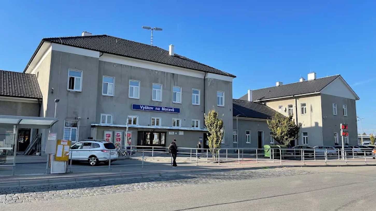 Železniční a autobusové nádraží Vyškov